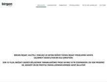 Tablet Screenshot of birgeninsaat.com